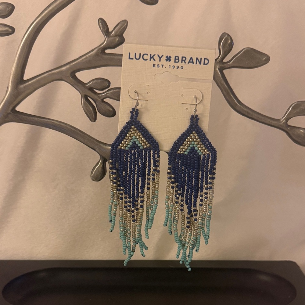Beaded Duster Earrings